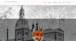 Desktop Screenshot of foxheadbrewing.com