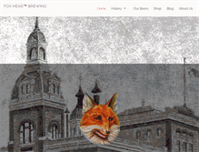 Tablet Screenshot of foxheadbrewing.com